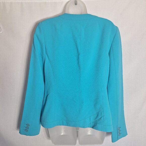 Trina Turk Womens Blazer Classic Modley Career Officecore Preppy Bridal Sz 8 - Picture 10 of 14